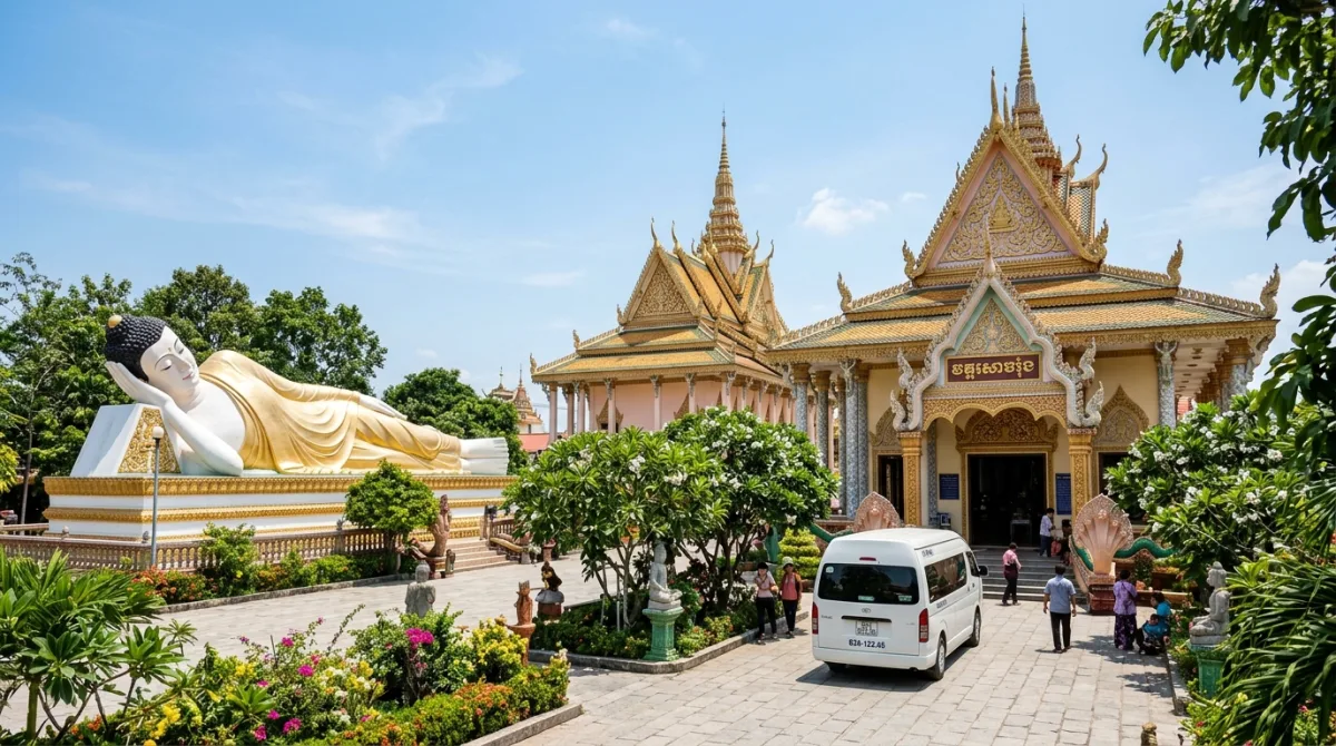 Thuê Xe Đi Sóc Trăng Giá Rẻ Chùa Dơi Chùa Chén Kiểu Bánh Pía