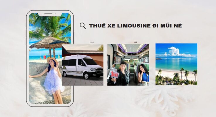 Nội thất sang trọng bọc da của xe Limousine ghế massage Bào Mai